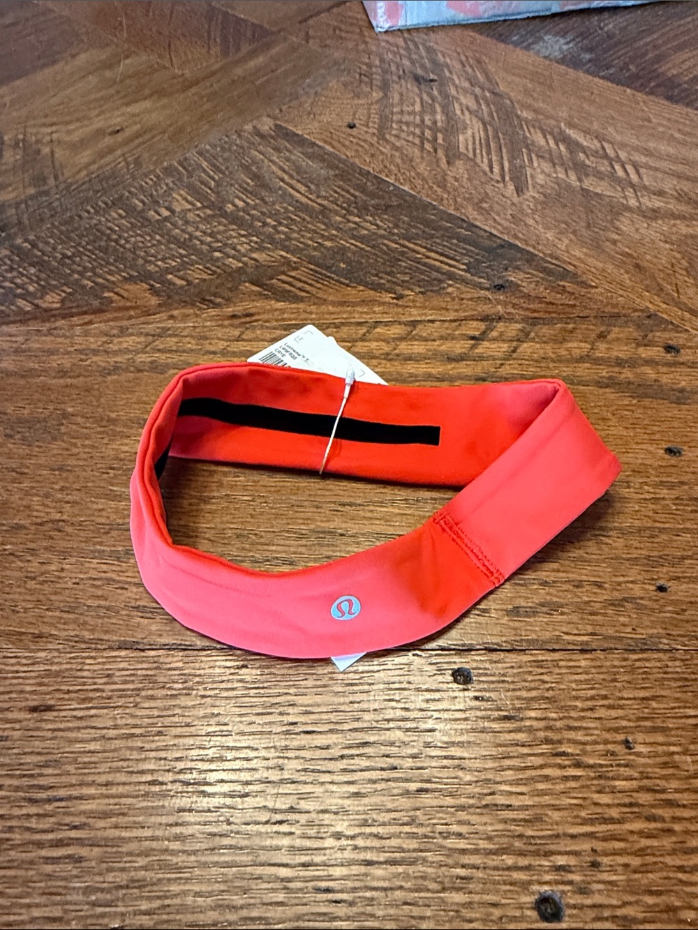 NWT Lululemon athletica women’s Coral-Red Stretch Headband